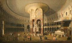 London: Interior of the Rotunda at Ranelagh by Canaletto
