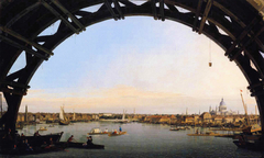 London: Seen Through an Arch of Westminster Bridge by Canaletto