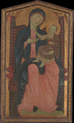 Madonna and Child Enthroned by Master of the Magdalen