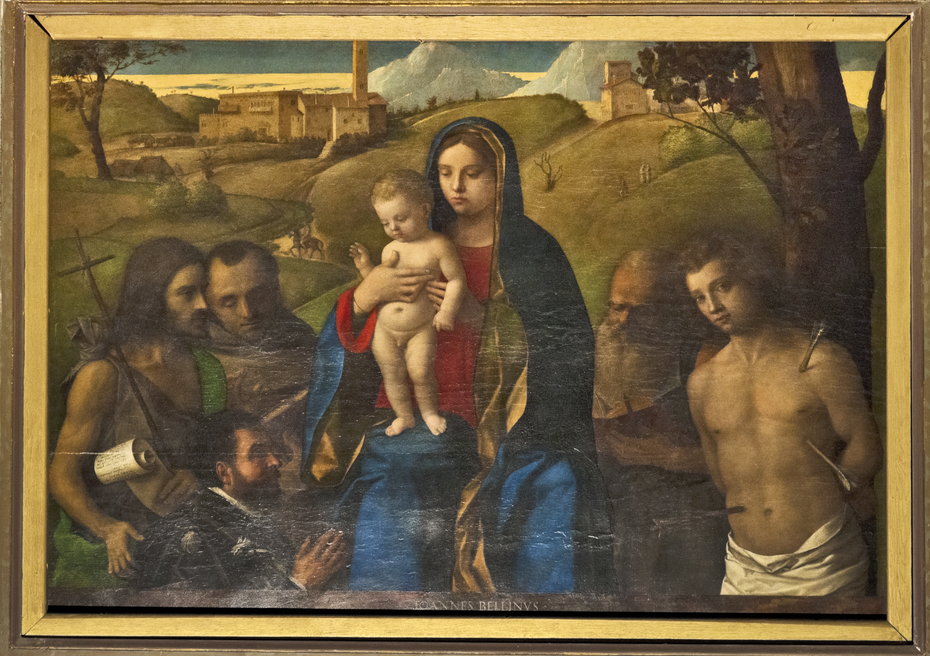 Madonna and Child with Four Saints and Donor