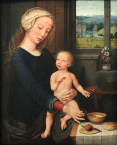 Madonna feeding the Child