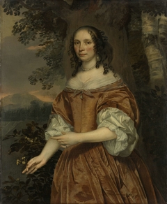 Maria de Witte Françoisdr (b 1616). Wife of Johan van Beaumont by Johannes Mytens