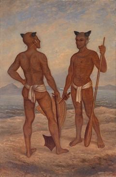 Marquesan Men by Antonio Zeno Shindler