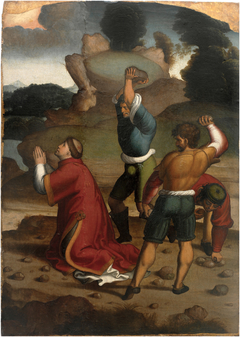 Martyrdom of Saint Stephen"" by Juan Correa de Vivar