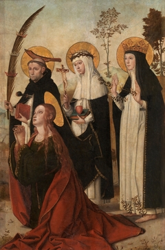 Mary Magdalene Saint Peter of Verona Saint Catharine of Sienna and Blessed Margaret of Hungary