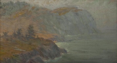 Misty Morning, Blackhead (Monhegan Maine) by William Partridge Burpee