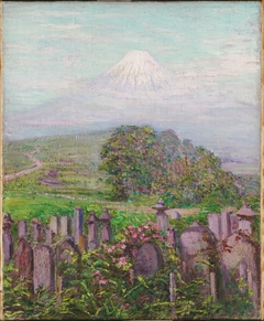 Mt. Fuji with Gravestones by Lilla Cabot Perry