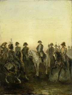 Napoleon with his Staff