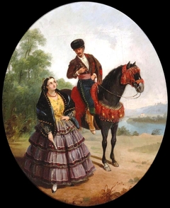 Pareja serrana by Manuel Cabral y Aguado Bejarano