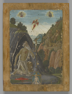 Penance of Saint Jerome and Saint  Francis Receiving the Stigmata by Anonymous