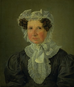 Portræt af jomfru Nissen by Wilhelm Bendz