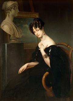 Portrait de Christine Trivulce di Belgiojoso by Francesco Hayez