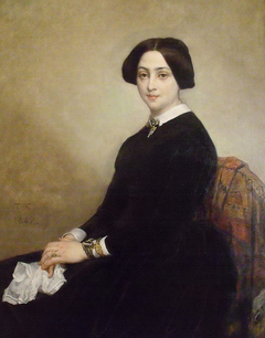 Portrait de la baronne d'Astier de la Vigerie by Thomas Couture