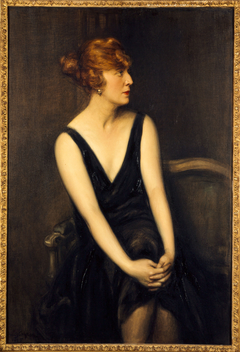 Portrait de Madame Yves Busser (née Christiane Alexandre) by Jules Cayron