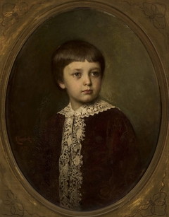 Portrait of a boy by Leopold Horovitz