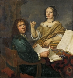 Portrait of a Fortress Architect and his Wife by Anonymous