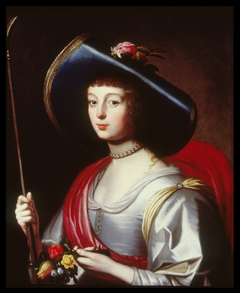 Portrait of a Lady of the Court as a Shepherdess