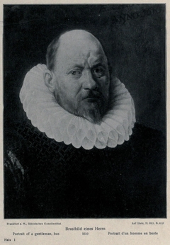 Portrait of a man in a ruff collar by Frans Hals