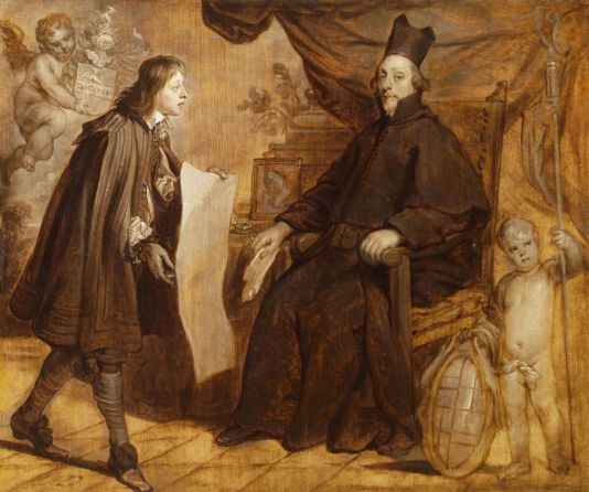 Portrait of a Prelate and a Young Man