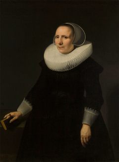 Portrait of a Woman with a Book by Willem van der Vliet