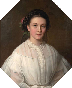 Portrait of a Young Woman by Georg Wilhelm Volkhart