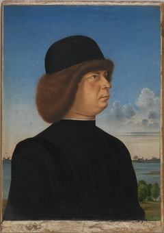 Portrait of Alvise Contarini(?); (verso) A Tethered Roebuck
