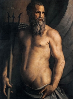 Portrait of Andrea Doria as Neptune by Agnolo Bronzino