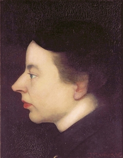 Portrait of Annie Mankes-Zernike by Jan Mankes