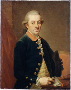 Portrait of Carl Justinian von Holzhausen by Johann Wilhelm Hoffnas