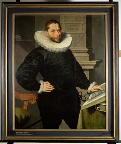 Portrait of Cornelis Basgen Jansz. van Egmond van der Nyenburgh (1553-1606) by Aert Pietersz
