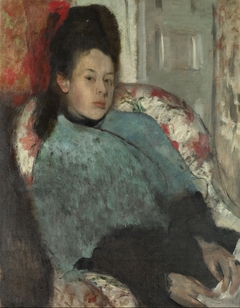 Portrait of Elena Carafa by Edgar Degas