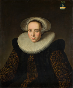 Portrait of Grietge Willemsdr. Backer (1571-1624) by Pieter Pietersz the Elder