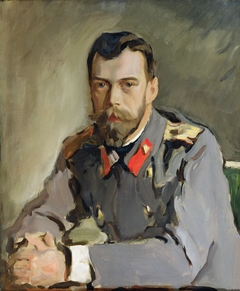 Portrait of Nicholas II by Valentin Serov