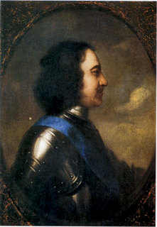 Portrait of Peter the Great by Johann Gottfried Tannauer