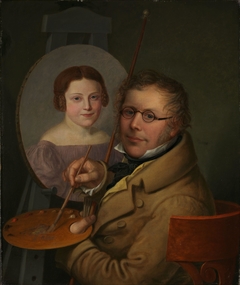 Portrait of Sophie and Jacob Munch by Jacob Munch