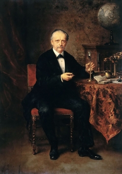 Portrait of the Physicist Hermann von Helmholtz by Ludwig Knaus