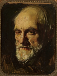 Portrait of Zygmunt Dworzak (1867–1925), painter by Konrad Krzyżanowski