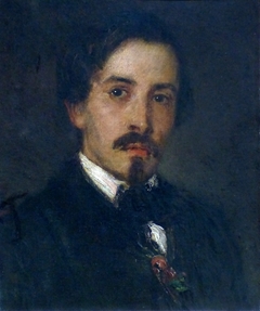 Portrait présumé du peintre Ferdinand Viola by Adolphe Joseph Thomas Monticelli