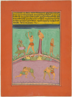 Ragini Desakh, Page from a Jaipur Ragamala Set by Anonymous