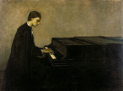Renata Borgatti at the Piano by Romaine Brooks