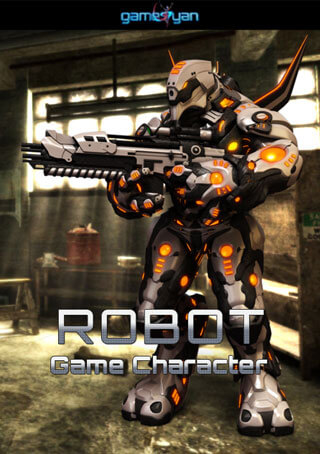 3D High Poly Robot Game Character Modeling Virginia, USA