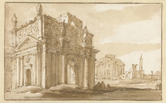 Romeinse ruïnes by Jacob van der Ulft