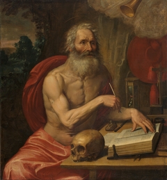 Saint Jerome by Everard Crijnsz van der Maes