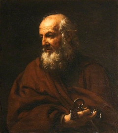 Saint Peter by style of Guercino