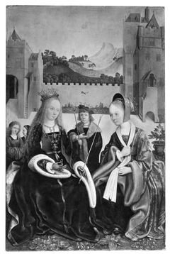 Saints Ursula and Cunera by Master of Alkmaar