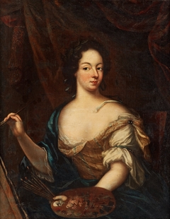 Self-portrait by Amalia Wilhelmina Königsmarck