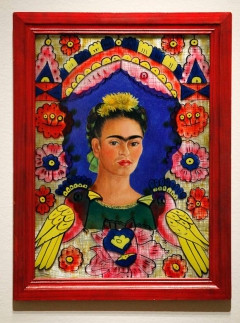 Self Portrait- The Frame by Frida Kahlo