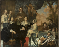 Self-portrait with the family by Nicolaes de Helt Stockade