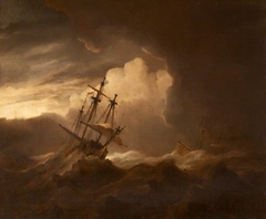 Ships in a Storm by Anonymous