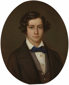Sir Herbert George Denman Croft, 9th Bt (1838-1902) as a Boy by Carl Hartmann